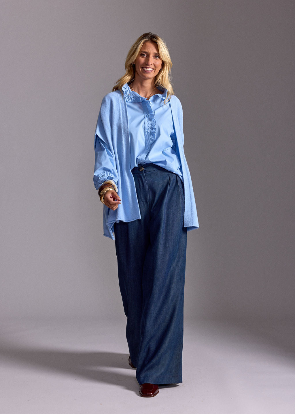 GILET SANS MANCHES MACHA CIEL