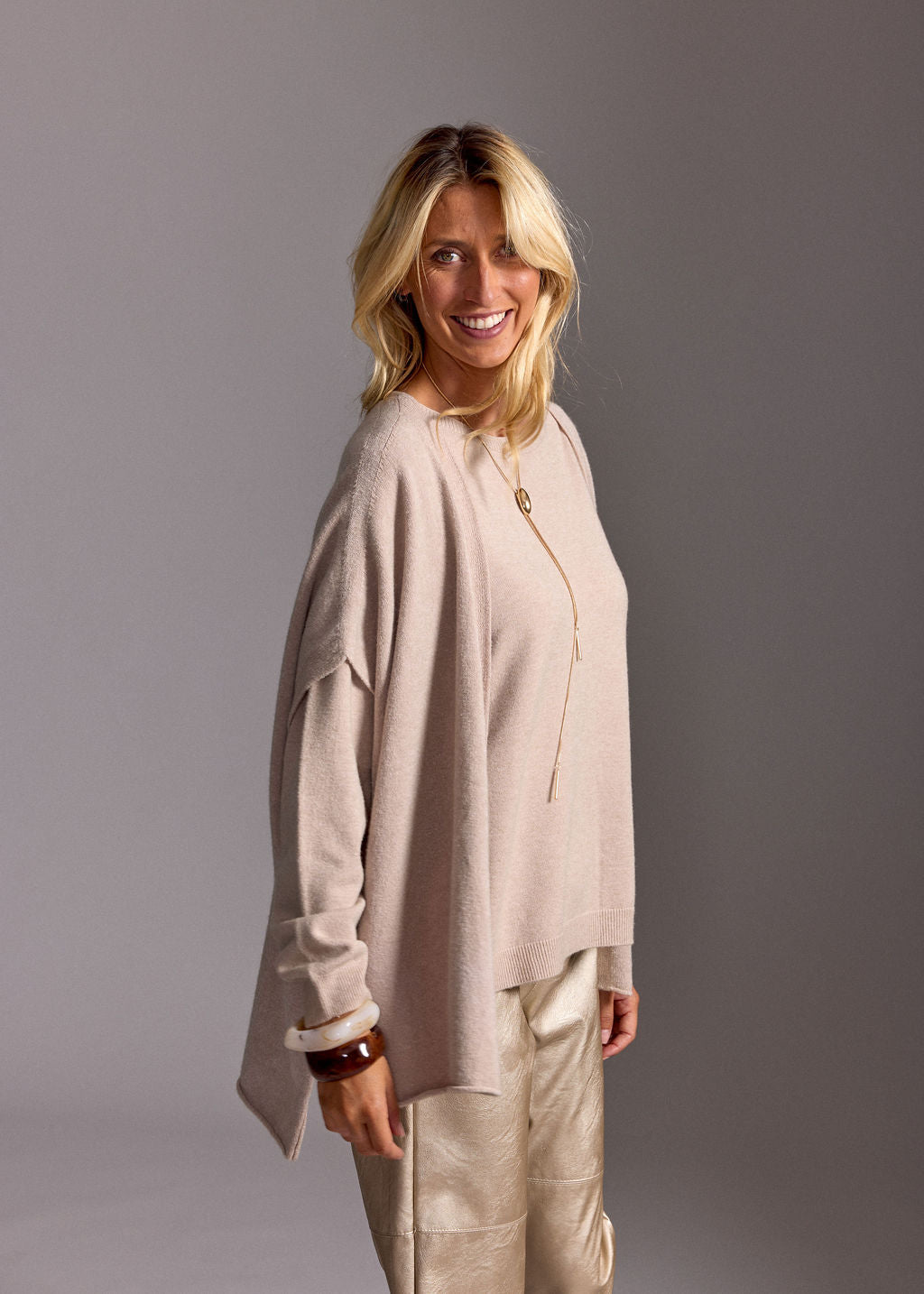 GILET SANS MANCHES MACHA SABLE