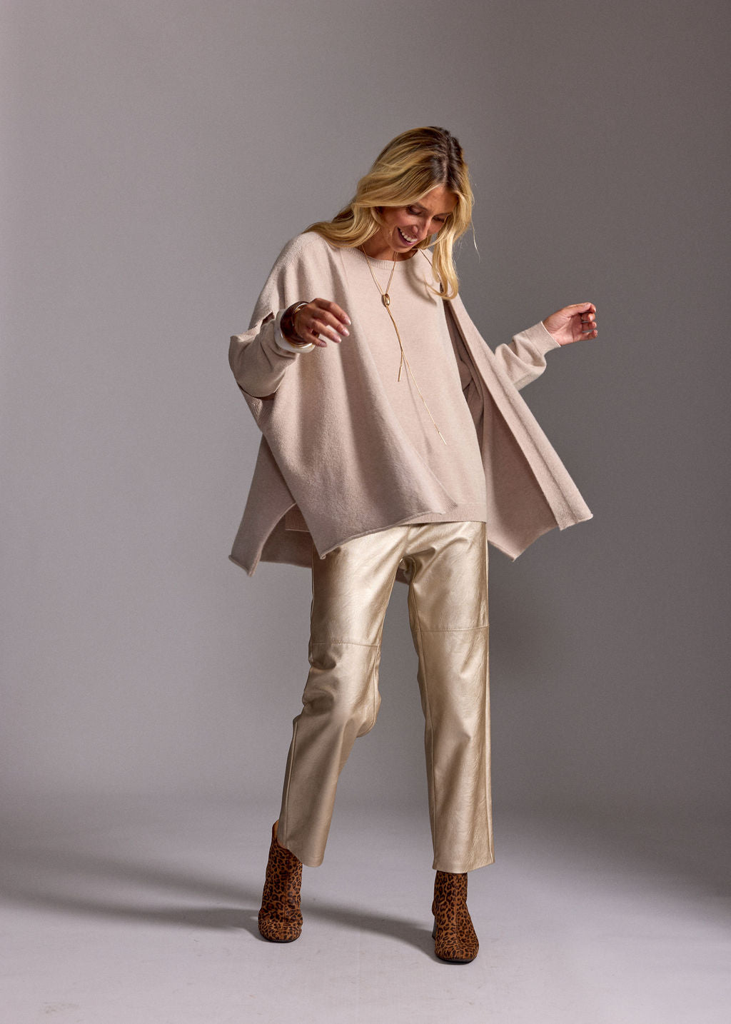 GILET SANS MANCHES MACHA SABLE