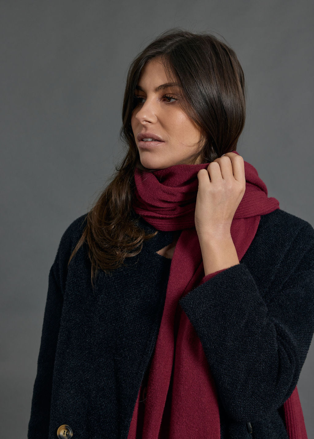 ECHARPE EN MAILLE NEL GRENADE