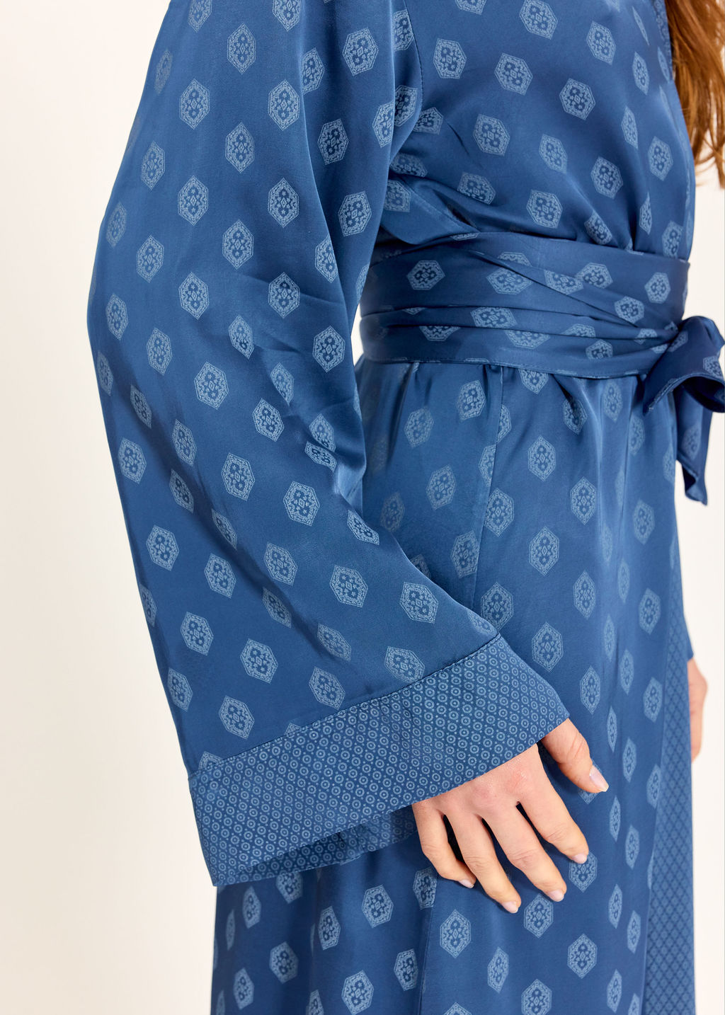 ROBE MIDI BI-IMPRIMÉE AMAYA OCEAN