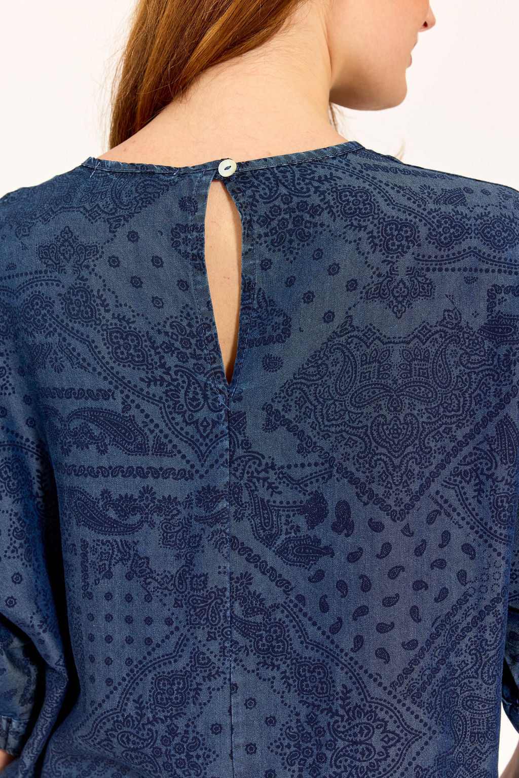 TOP EN LYOCELL DENIM IMPRIMÉ REMO DENIM