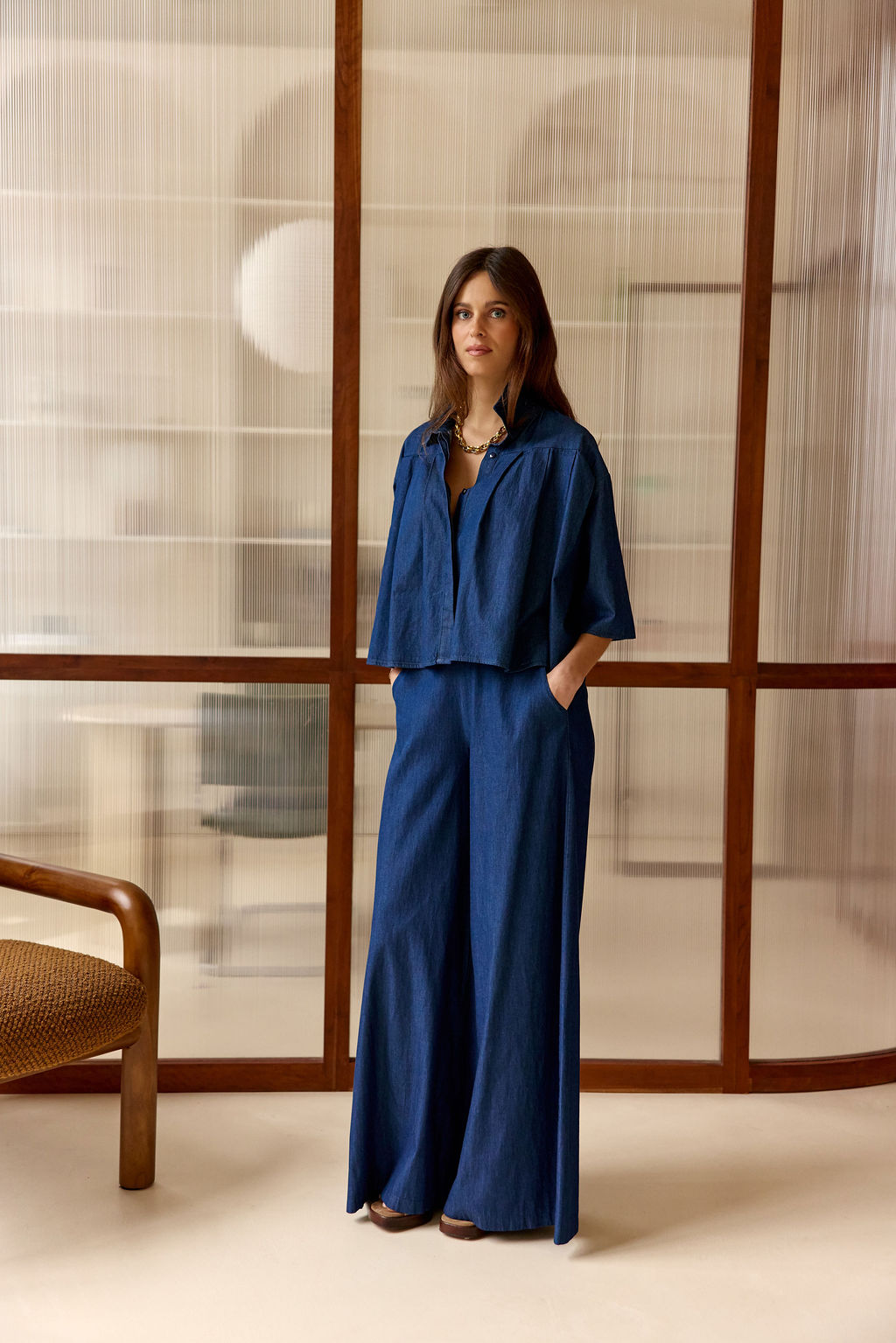 PANTALON LONG SIENNA BLUE