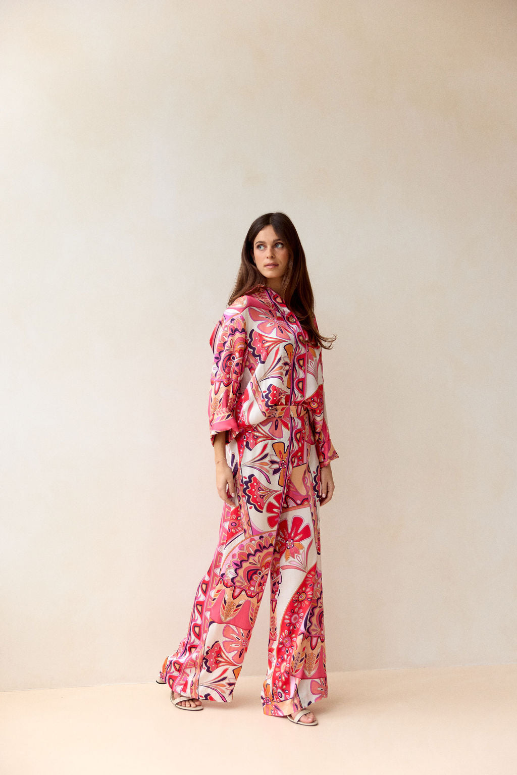 PANTALON FLUIDE IMPRIMÉ ALEXIS ROSA