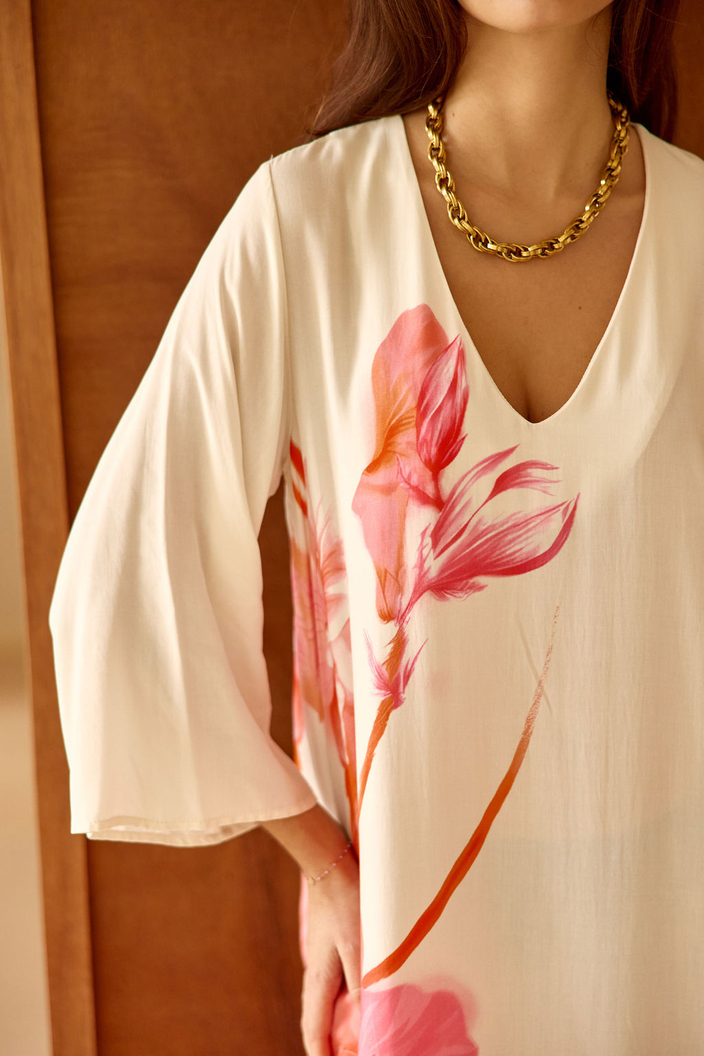 ROBE LONGUE IMPRIMÉE ELISA FLOWER