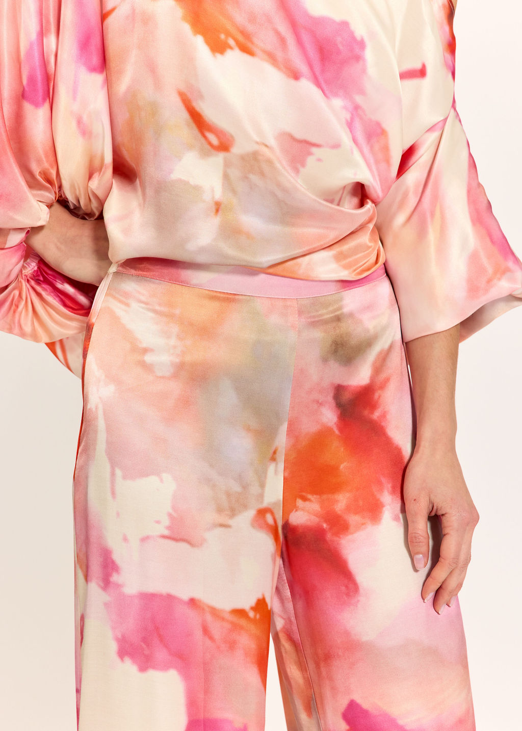 PANTALON DROIT IMPRIMÉ RIZZI PASTEL