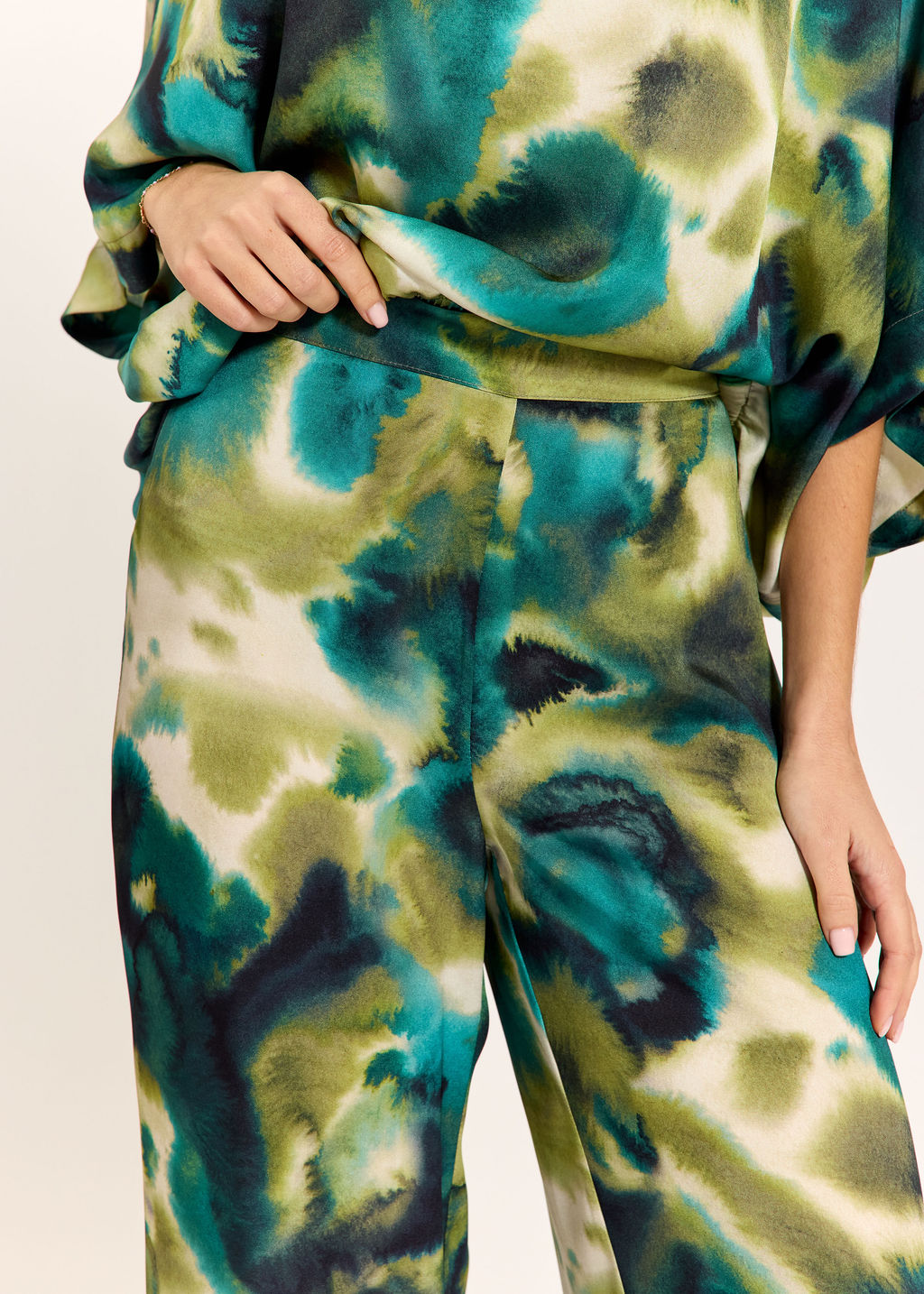 PANTALON FLUIDE IMPRIMÉ LOTIE GARDEN