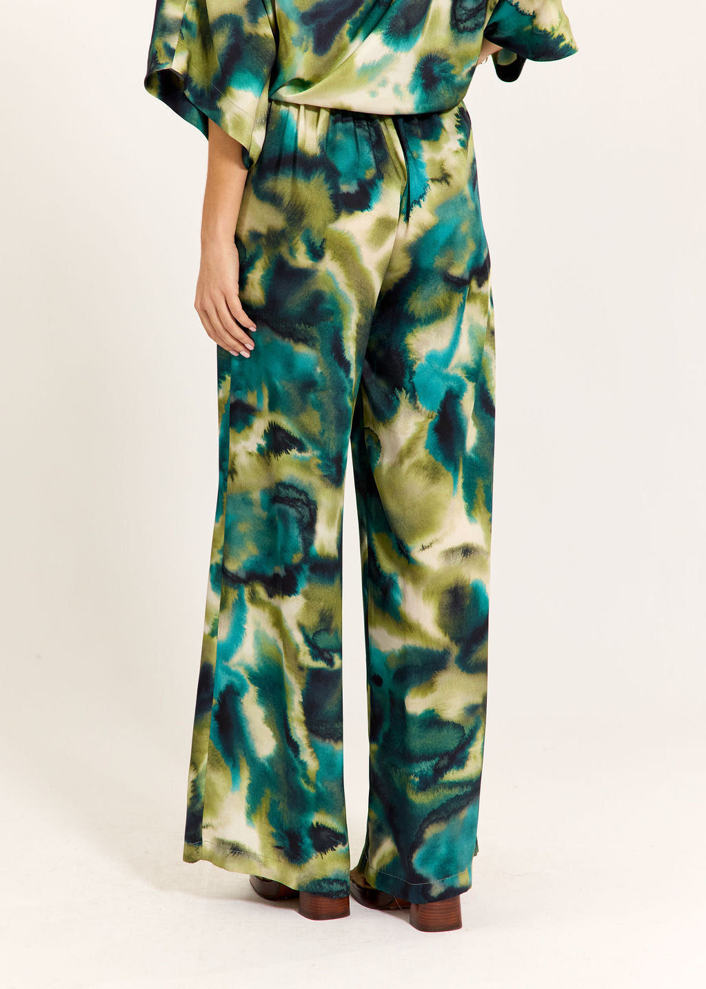 PANTALON FLUIDE IMPRIMÉ LOTIE GARDEN