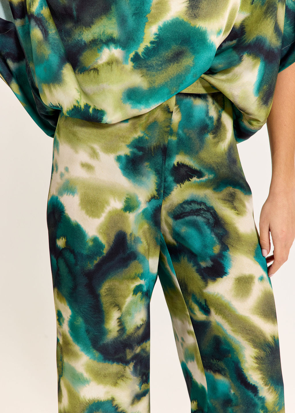 PANTALON FLUIDE IMPRIMÉ LOTIE GARDEN