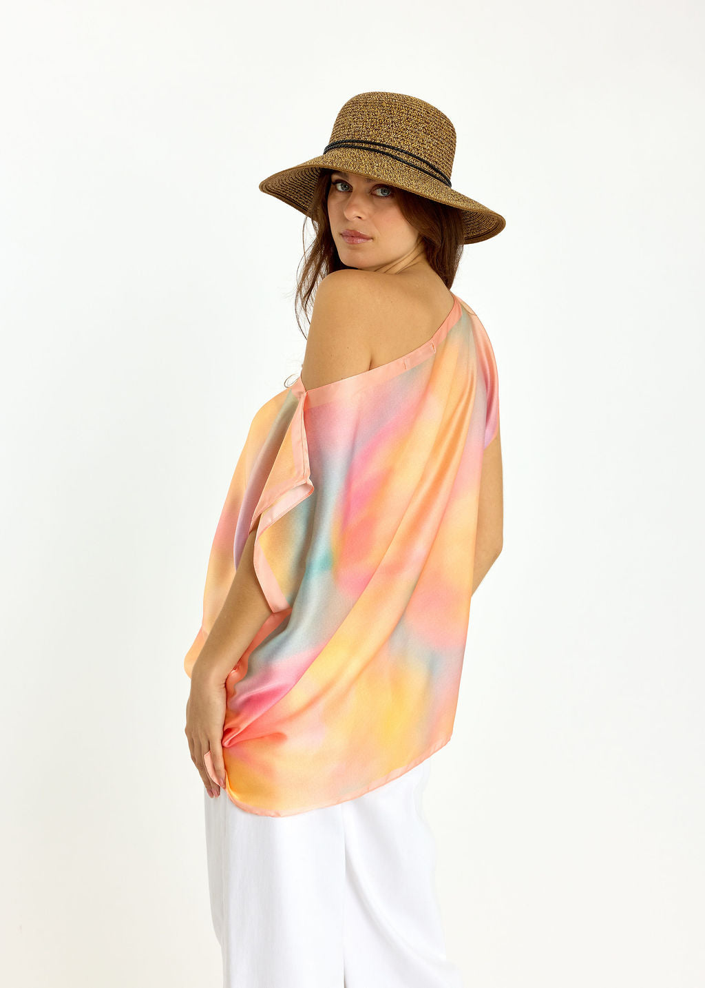 TOP A ENCOLURE BATEAU PAROSS PASTEL