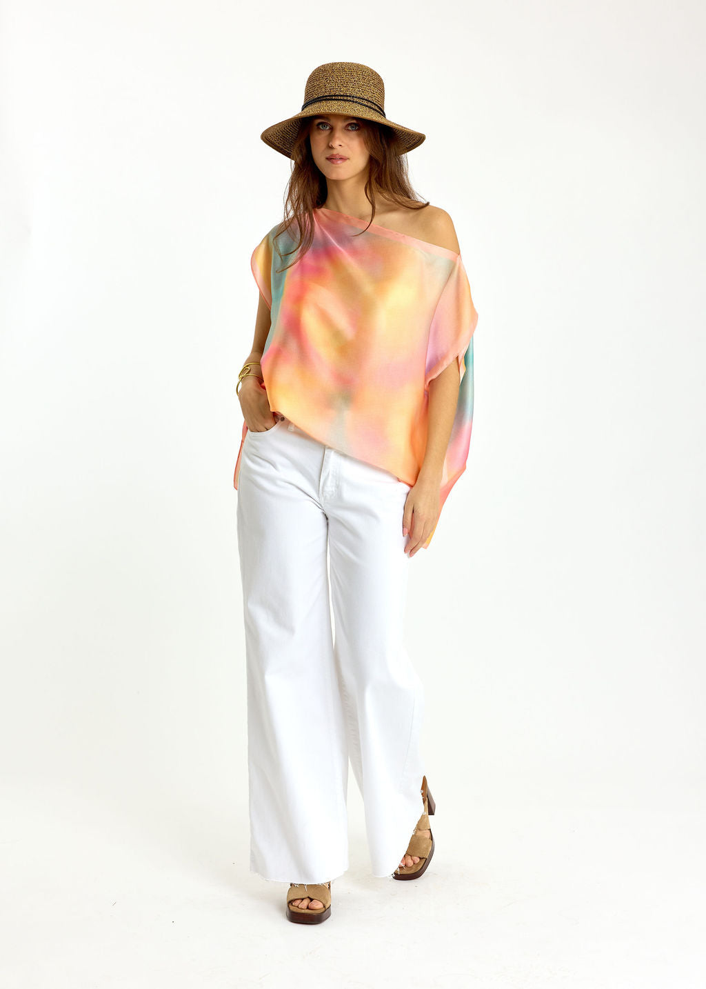 TOP A ENCOLURE BATEAU PAROSS PASTEL