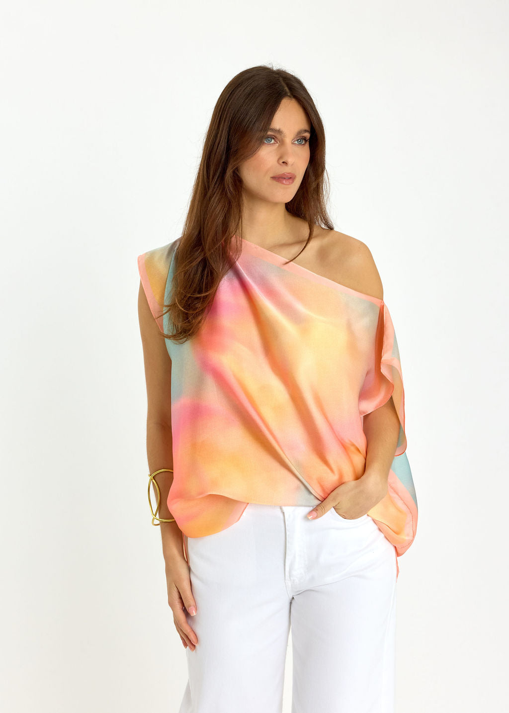 TOP A ENCOLURE BATEAU PAROSS PASTEL