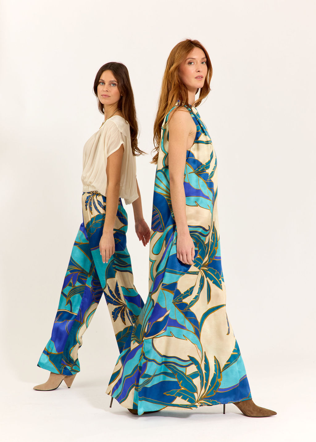 PANTALON FLUDE IMPRIMÉ LOLE TURKIS