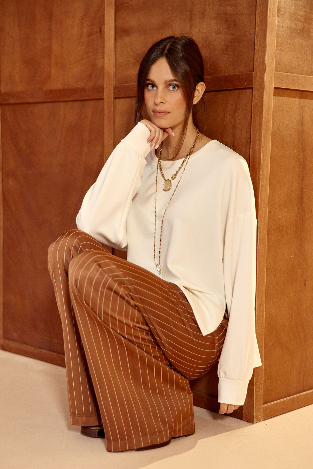 SWEAT CASUAL ULTRA-LEGER KYM ECRU