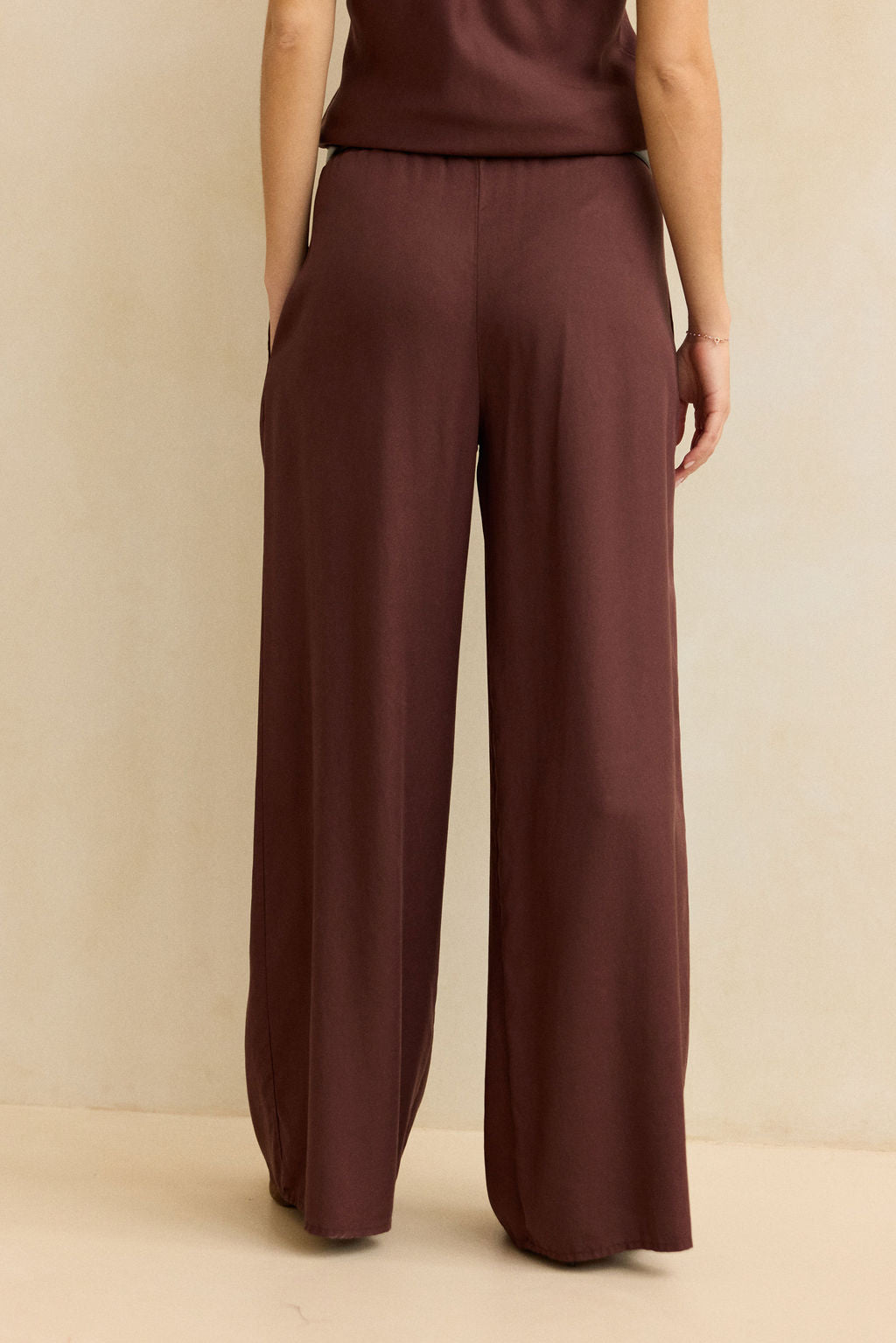 PANTALON EN LYOCELL OSLO CAFE