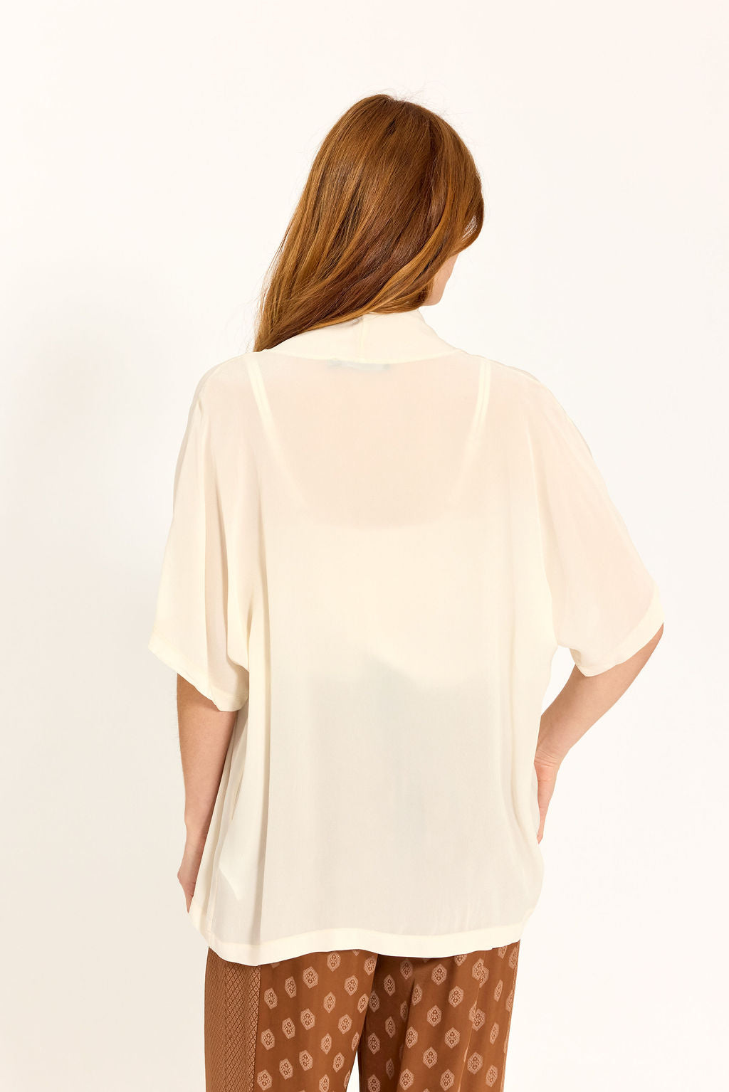 SET DE 2 PIÈCES EN VISCOSE CRÊPE LOVA ECRU