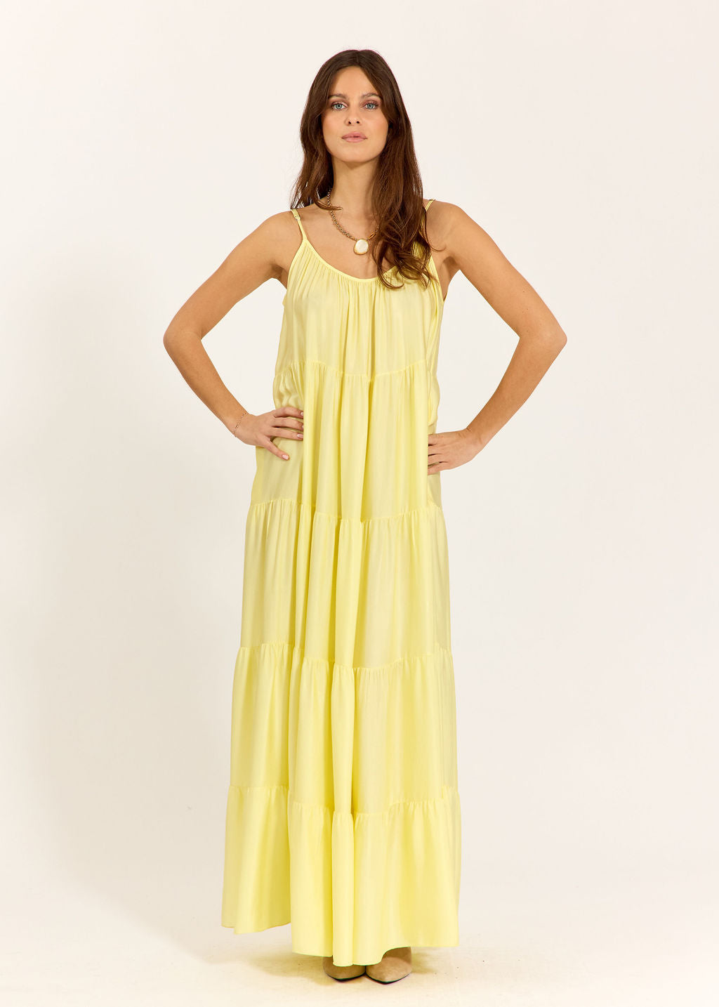 ROBE AMPLE VOLANTÉE ZOEY LEMON