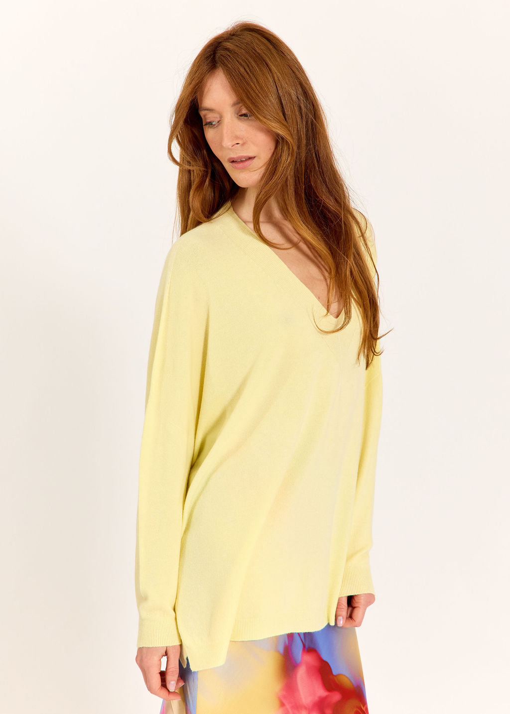 PULL PONCHO LOUISA LEMON