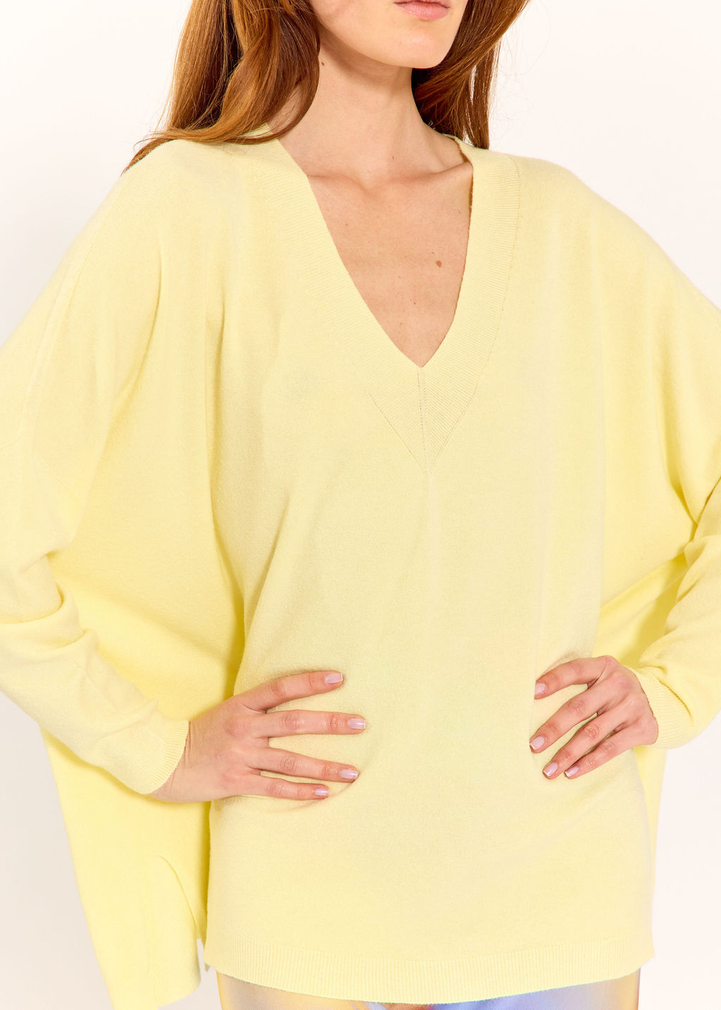 PULL PONCHO LOUISA LEMON