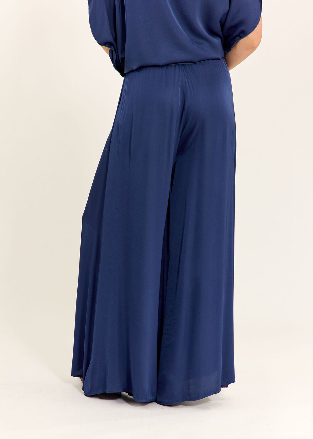 PANTALON FLUIDE AMPLE CAPRY BLUE