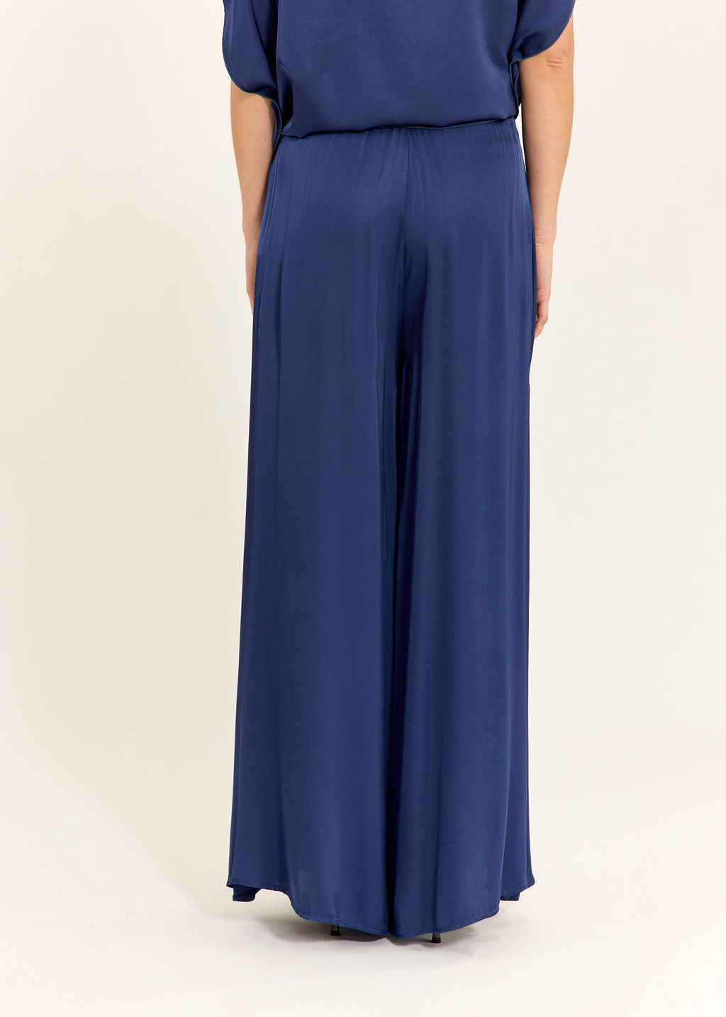 PANTALON FLUIDE AMPLE CAPRY BLUE