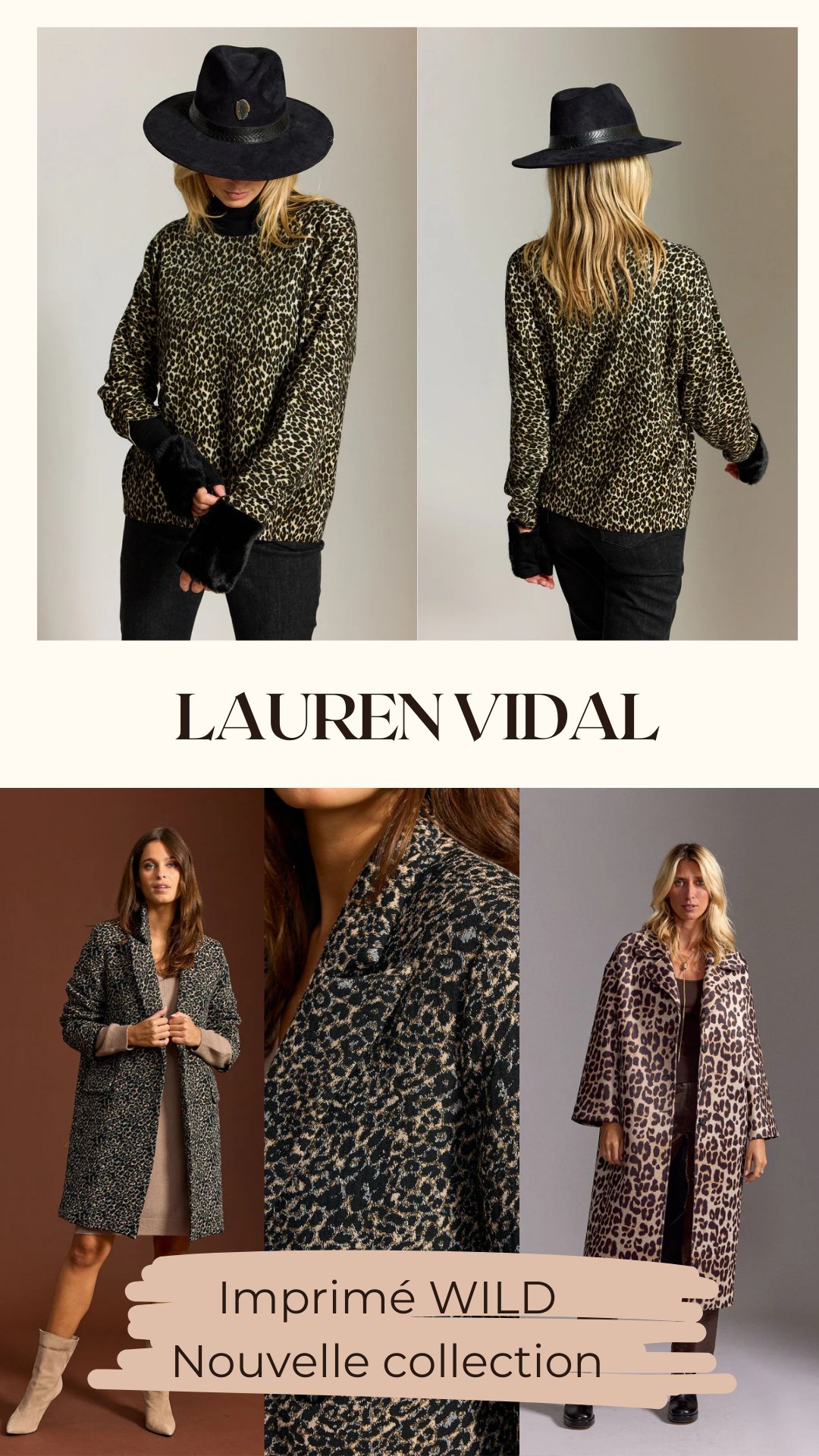 Collection hiver 2025 - L'imprimé Léopard : la valeur sûre « Wild »