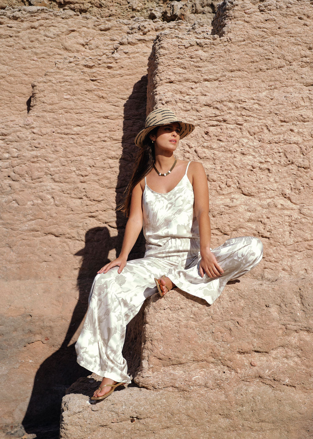 Sautoir fantaisie Cola blanc | Vêtements Femme Lauren Vidal 2