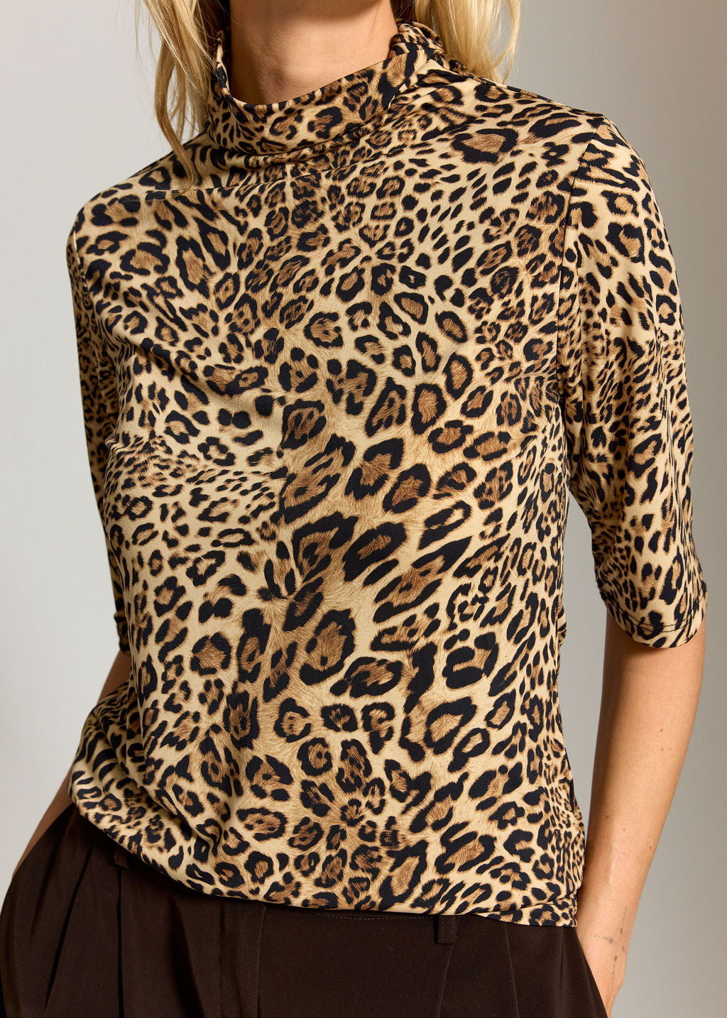 Top en jersey imprimé