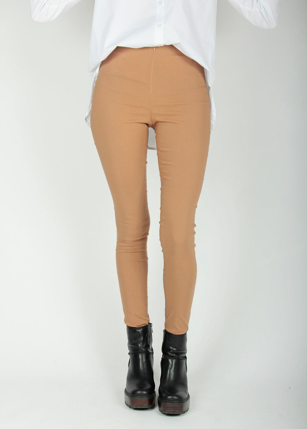 High waist fitted pants