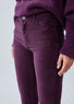 Velvet bootcut pants