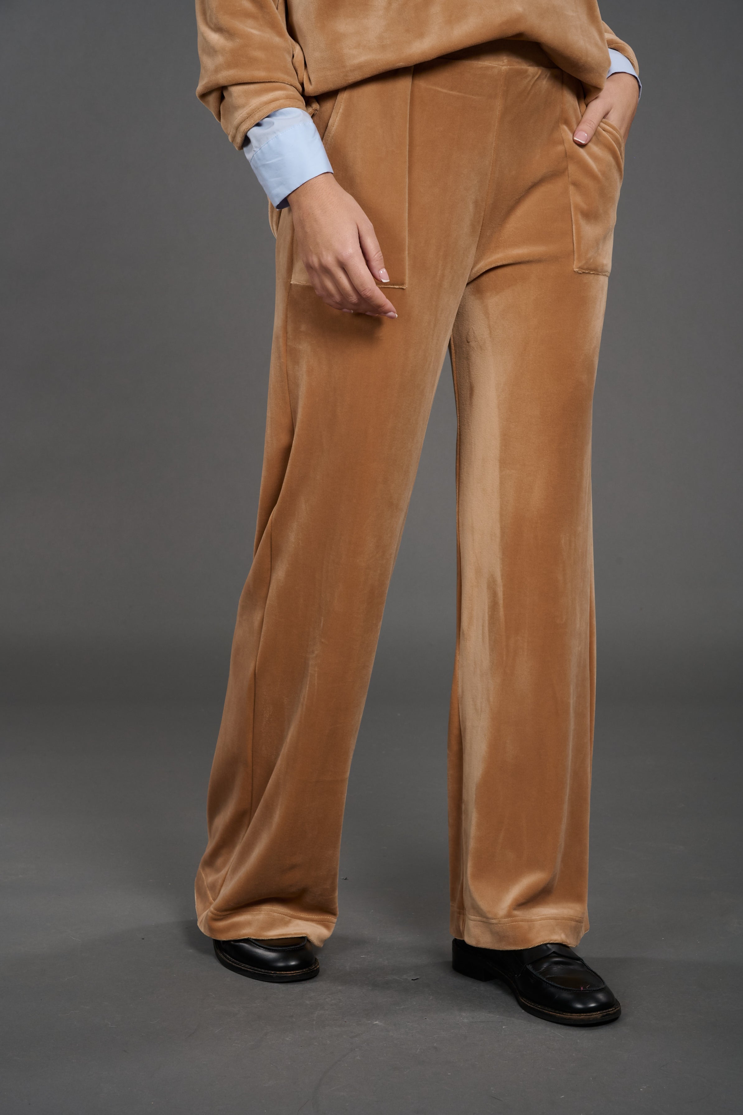 PANTALON VELOURS ÉPONGE