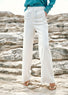 Pantalon tencel blanc | Vêtements Femme Lauren Vidal 5