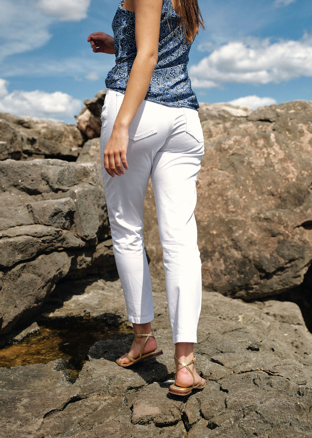 Jean blanc blanc | Vêtements Femme Lauren Vidal 3