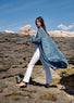 Kimono long imprimé bleu | Vêtements Femme Lauren Vidal 3