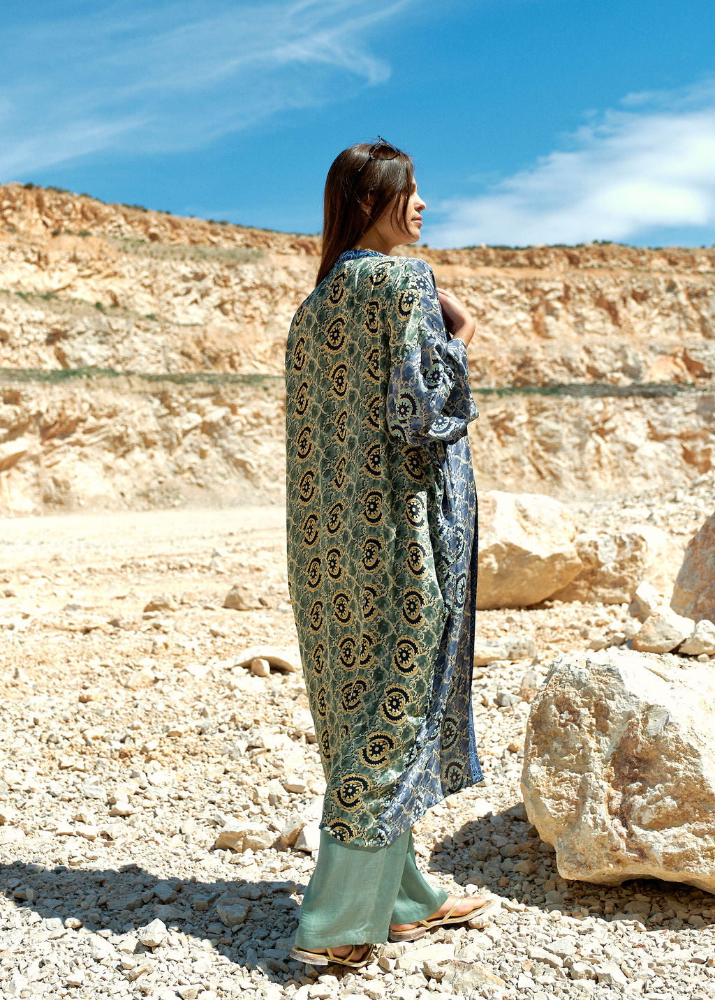Kimono long mix and match | Vêtements Femme Lauren Vidal 3