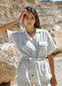Veste saharienne manches courtes blanc | Vêtements Femme Lauren Vidal 2