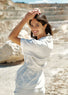 Veste saharienne manches courtes blanc | Vêtements Femme Lauren Vidal 6