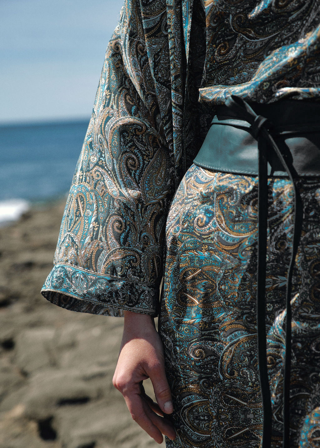 Kimono long bleu | Vêtements Femme Lauren Vidal 5