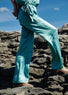 Pantalon droit en viscose bleu | Vêtements Femme Lauren Vidal 5