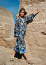 Robe fluide imprimée vert | Vêtements Femme Lauren Vidal 1