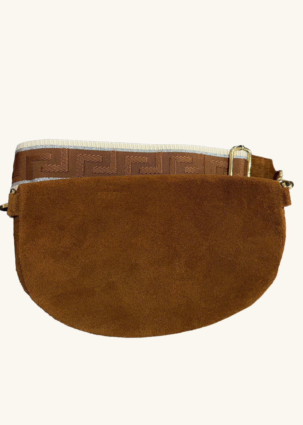 BESACE EN DAIM ANDREA CAMEL