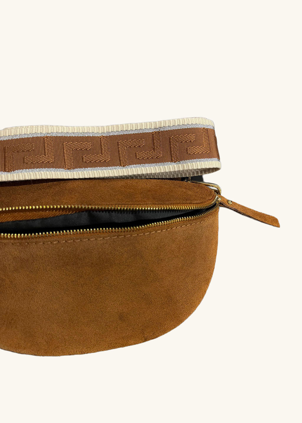 BESACE EN DAIM ANDREA CAMEL