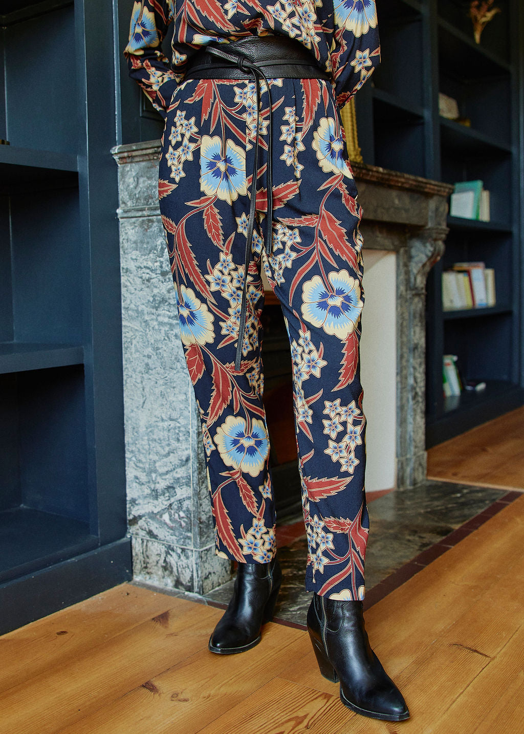 LINDY FLORAL TROUSERS