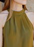 Top Emmanchures Raglantes Irina vert mode femme Lauren Vidal 2