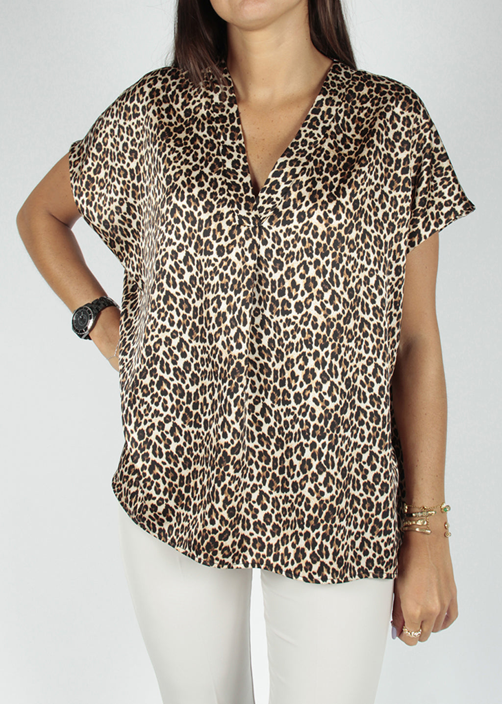 MISTY CREAM LEOPARD TOP