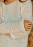 Pull En Mohair Milena blanc mode femme Lauren Vidal 4