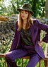Pantalon En Satin Cloe violet mode femme Lauren Vidal 7