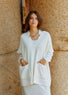 Poncho Cotele Ivy blanc mode femme Lauren Vidal 4