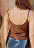 Top En Viscose Ted marron mode femme Lauren Vidal 3
