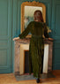 Robe Longue En Velours Vanda vert mode femme Lauren Vidal 3